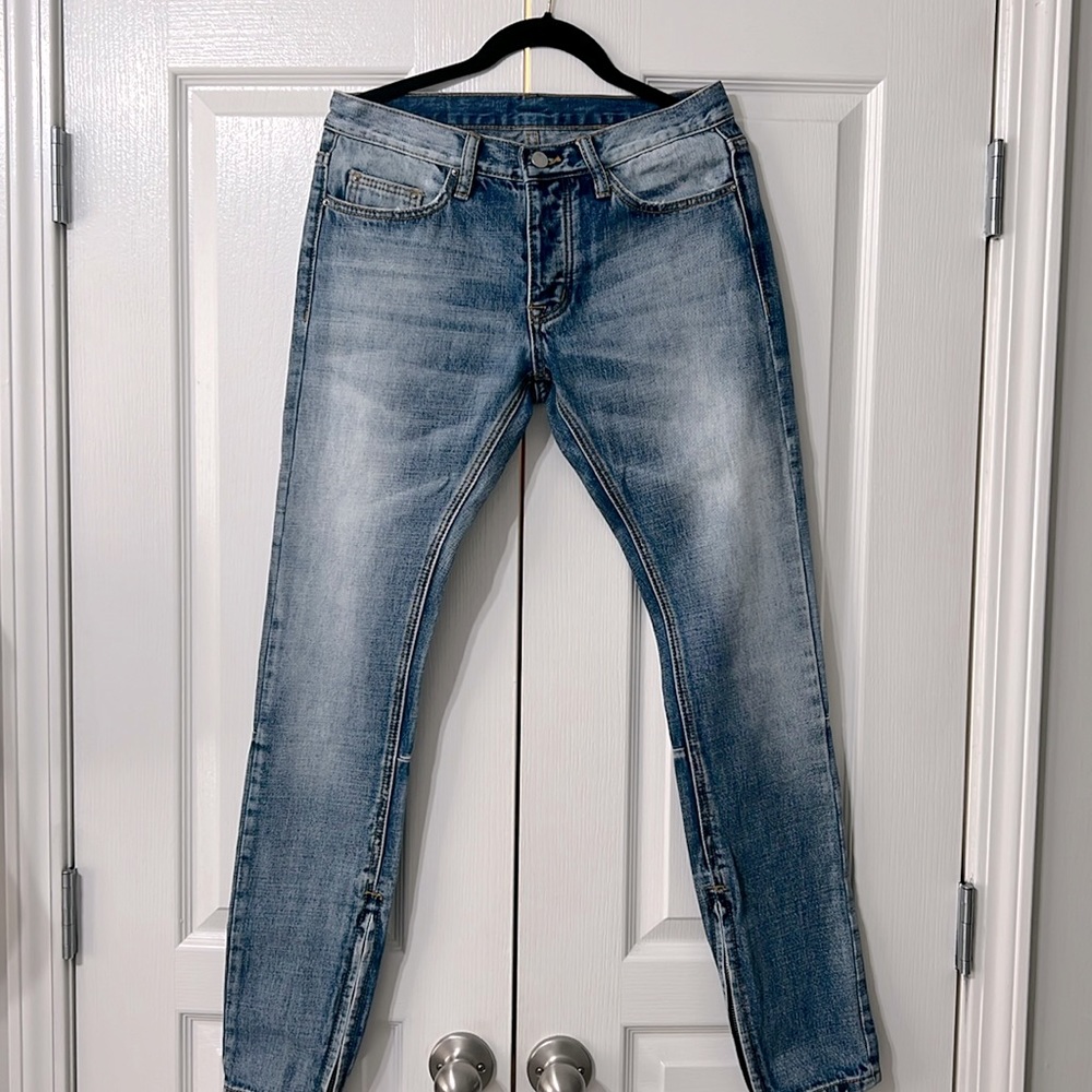 MNML Light Blue Skinny Jeans